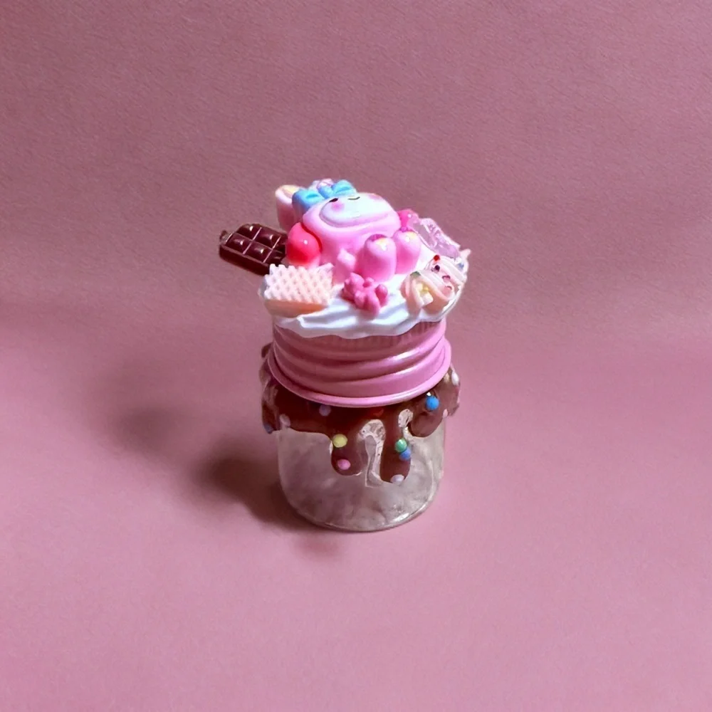 Decoden Mini Jar, My Melody Easter Cosplay Bunny, Choco Frosting Drip, Kawaii